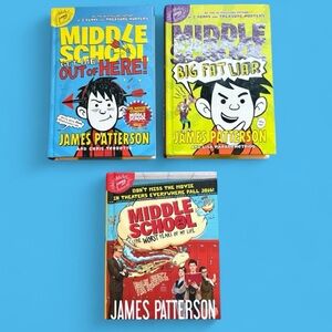 Middle school-James Patterson book bundle